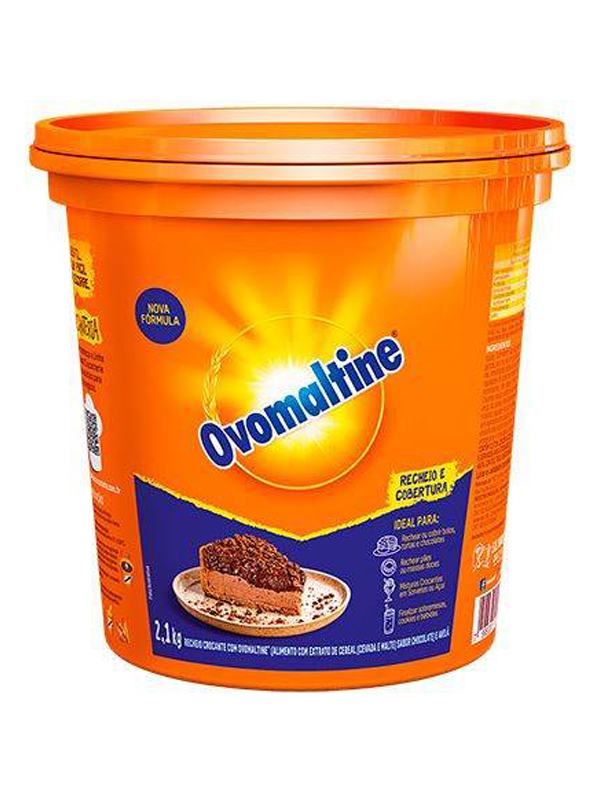 Ovomaltine Cobertura/Recheio Cx 2x2,1kg