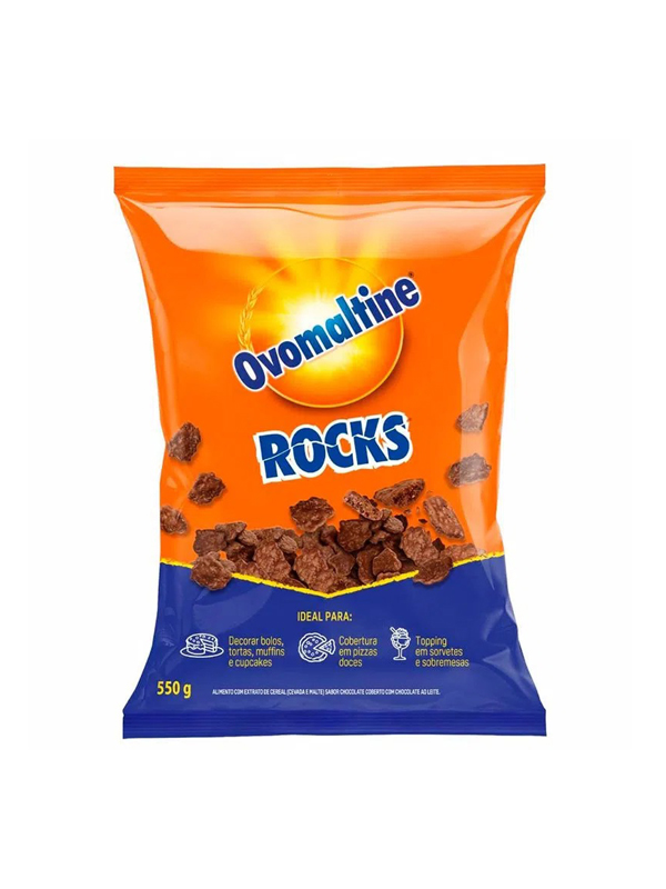 Ovomaltine Rocks Pacote com 6 unidades de 550g cada