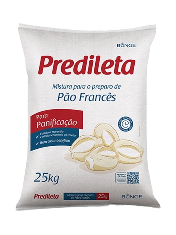 Mistura para Pão Francês Predileta Saco 25 kg