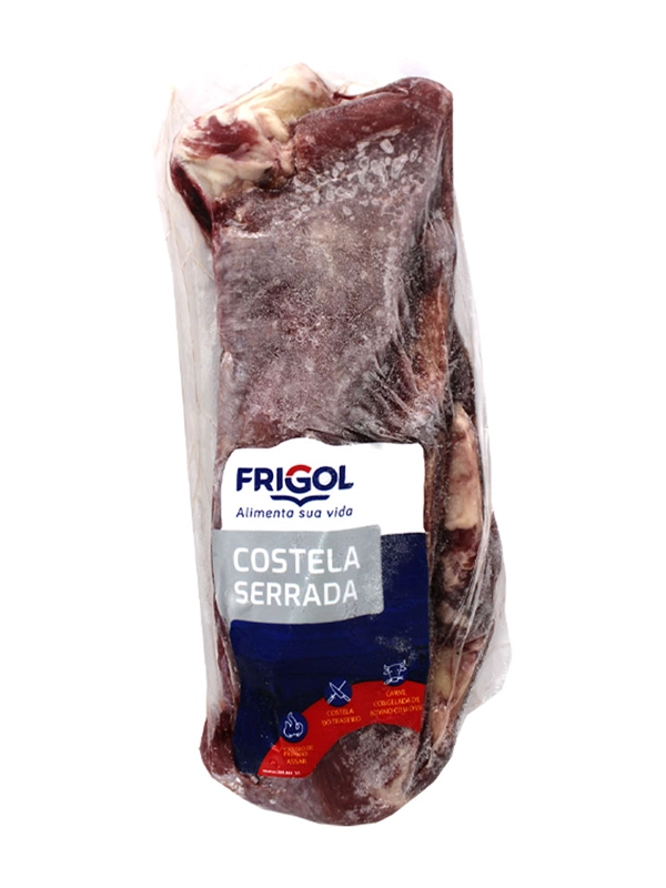 Costela Bovina Tiras Frigorificada Caixa com aproximadamente 22 kg