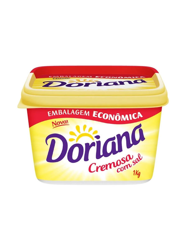 Margarina Doriana Pacote com 12 unidades de 1 kg