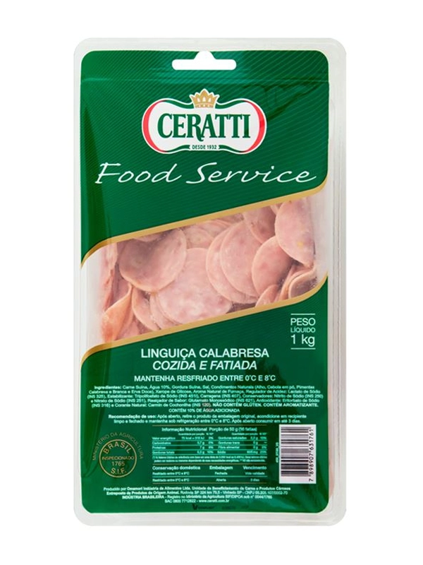 LINGUICA CALABRESA FAT CERATTI CX 3x1 KG