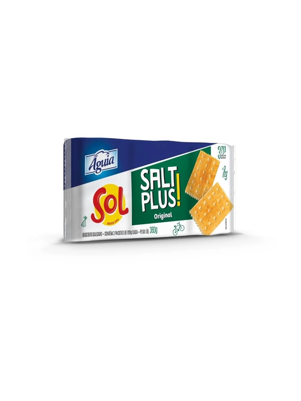 BISCOITO SOL SALT PLUS 20X350G