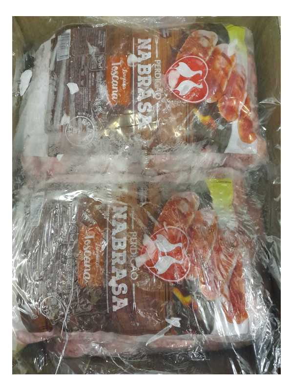 Linguiça Toscana na Brasa Perdigão Caixa com 4 pacotes de 5kg