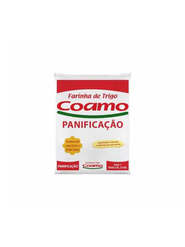 Farinha de Trigo Coamo Panific Tipo 1 Saco 25 kg