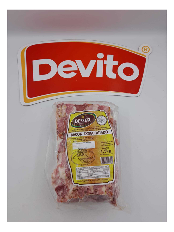 Bacon Fatiado Besser Caixa 8 x 1,5 kg