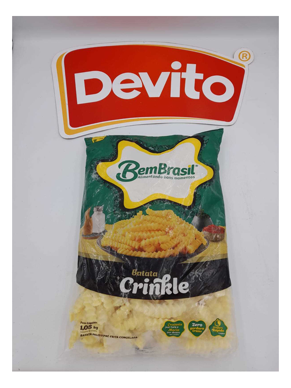 Batata Crinkle Caixa com 12 unidades de 1,05 kg