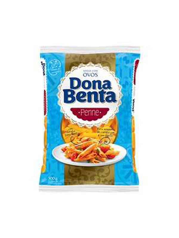 Macarrão Penne D.Benta Com Ovo 24 Pacotes de 500g